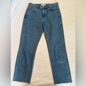 SLVRLAKE London High-Rise Straight Leg Jeans in Light Wash - Size 30